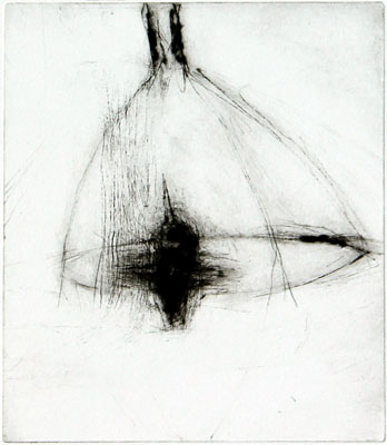 Helena Bergenrud  bergenrud.com  NEKTAR 13 X 15 torrnålsgravyr, drypoint, kaltnadel radierung